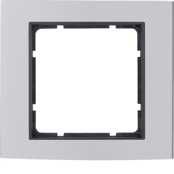 Frame 1gang, B.3, al./ant. matt, al. anodised image 1