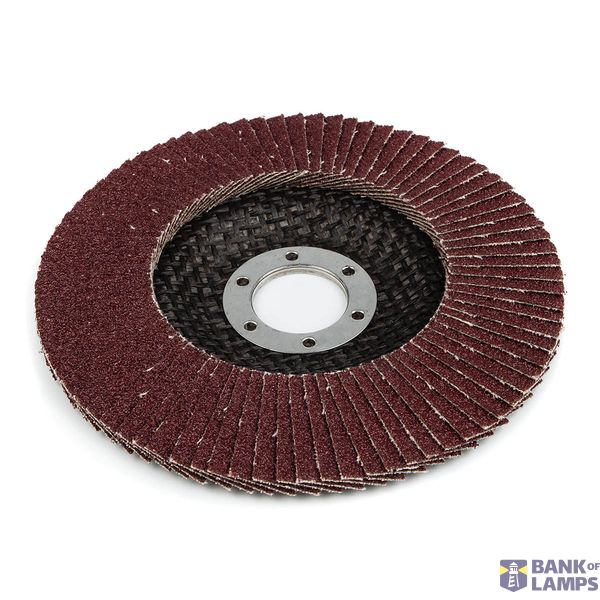 Curved Flap disc 125 * 22мм Abrasive grit K60 image 2