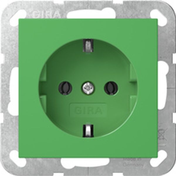 socket SCHUKO 4455107 System 55 green image 1