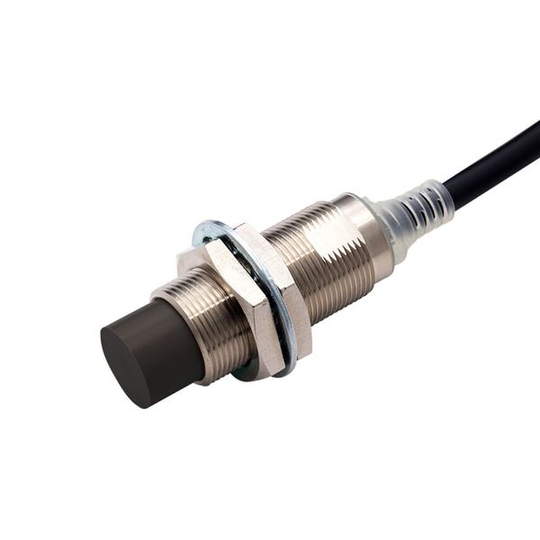 Proximity sensor, inductive, nickel-brass, short body, M18, unshielded E2EN1577M image 1