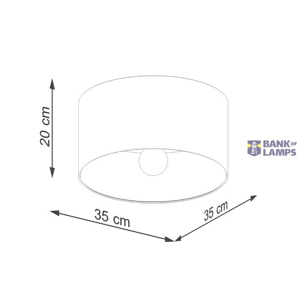 Ceiling lamp TELESTO white/light brown image 5