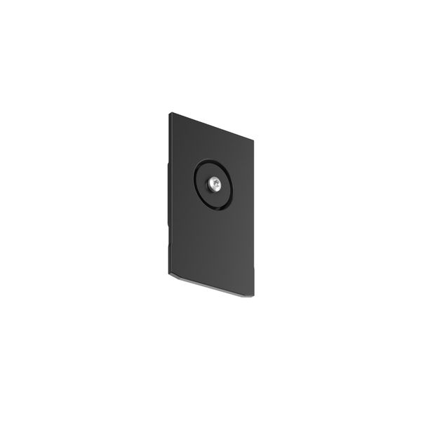 End cap L 16 B 58 H 91 colour: black image 1