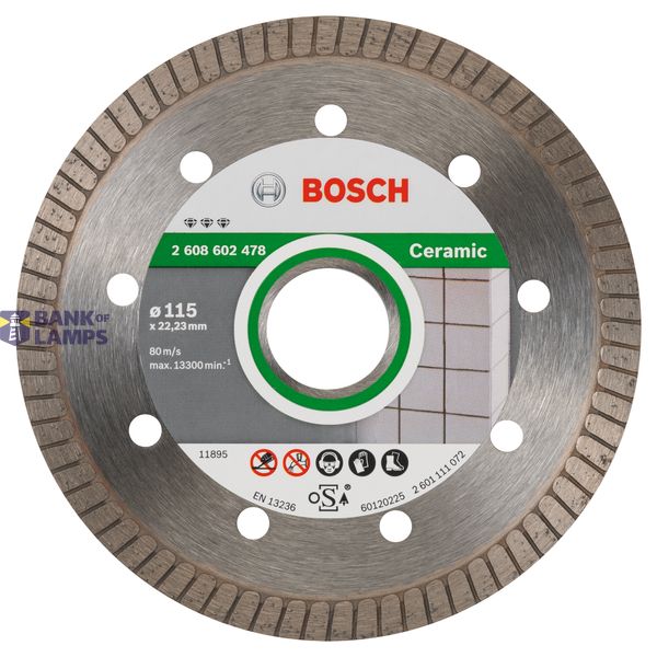 Diamond cutting disc Best for Ceramic 300 x 30/25,40 x 2,8 x 10 mm image 1