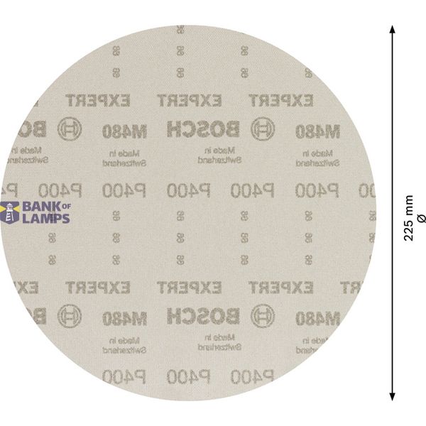 EXPERT M480 Sanding Net for Drywall Sanders 225 mm, G 400, 25-pc image 1