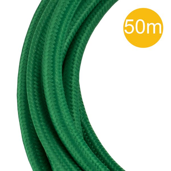Textile Cable 3C 50M Green image 1