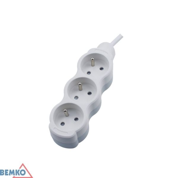 EXTENSION CORD 3X 2P+Z 1.0MM X 5.0M image 1