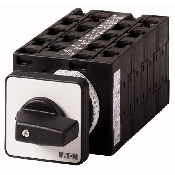 T3-8-8364/E Changeoverswitches, T3, 32 A, flush mounting, 8 contact unit(s), Contacts: 16, 60 °, maintained, With 0 (Off) position, 1-0-2, Design number 8364 image 1
