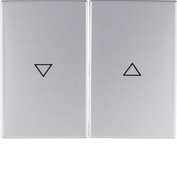 Rocker 2gang imprinted arrow symbol, K.5, al., al. anodised image 1