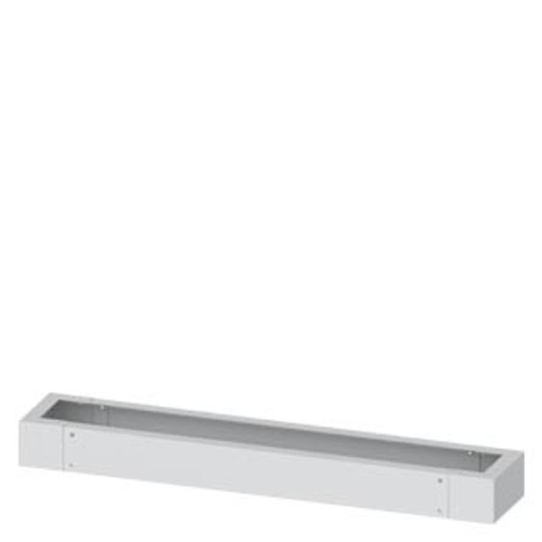 ALPHA, base, H: 100 mm, W: 1050 mm, D: 210 mm, RAL 7035 image 1