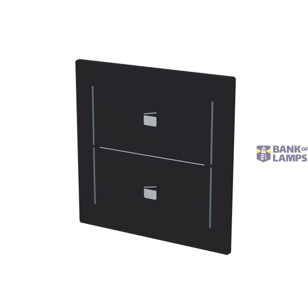 LFST/A.2.70.1-45M Cover plate with legend with Symbol "scene" black matt - Trevion® image 2