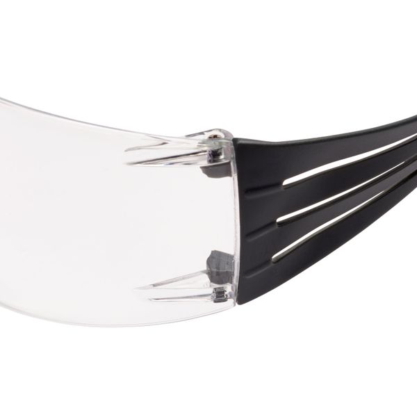 3M™ SecureFit™ 400 Safety Glasses, Red/Grey Frame,  Scotchgard™ Anti-F image 4