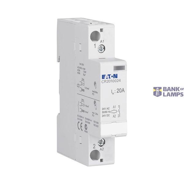 Installation contactor, 20A, 24V AC/DC, 1NO image 6