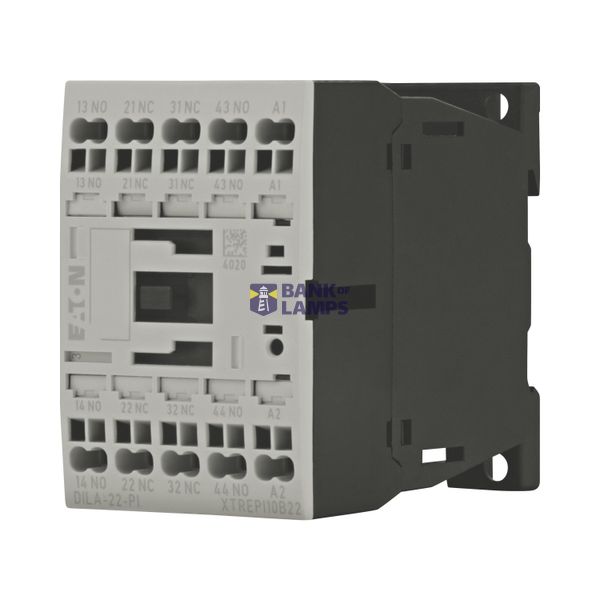Control relay, 110 V, DC, 2 N/O, 2 N/C, Push in terminals, DIN-rail/sc image 3