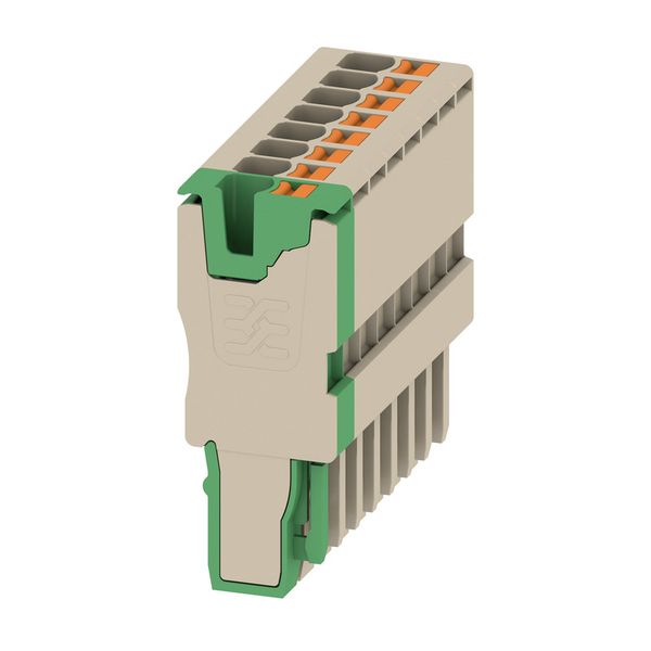 Plug, 2.5 mm², 800 V, 24 A, Number of poles: 8, beige image 1