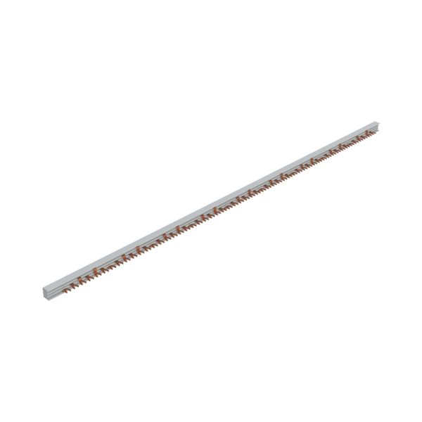 GVK busbar fork, 3-phase+N, L1+N - L2+N - L3+N, shortenable version, end caps not included, 1 meter, 16 mm² image 13