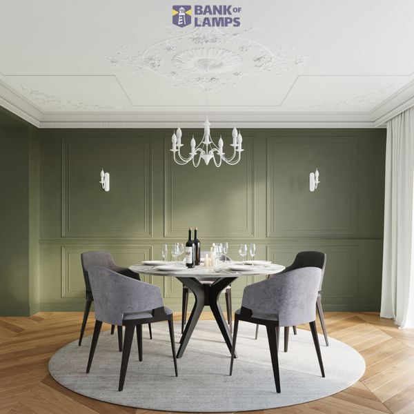 WALL LAMP MINERVA WHITE E14 1X40W IP20 image 4