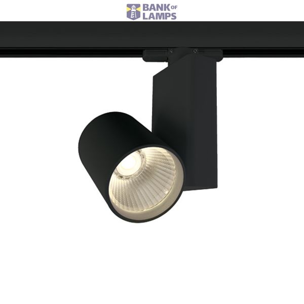 BLACK COB 15W WW TRACK SPOT 230V image 1