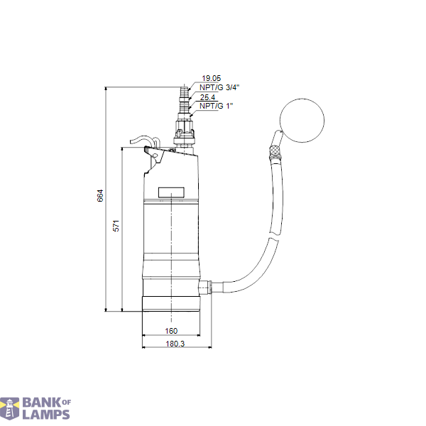 Submersible multistage booster SBA 3-35 AW 230V 50Hz 15m Schuko image 2