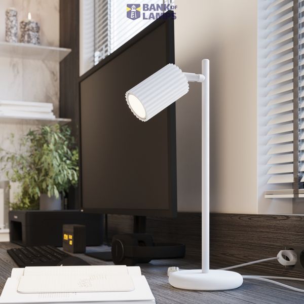 CEILING STRIP WITH FOUR WHITE SPOTLIGHTS FROM THE CARBON SERIES FOR A MODERN LIVING ROOM image 8