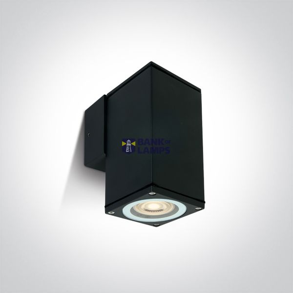 BLACK WALL GU10 10w IP54 100-240V image 1