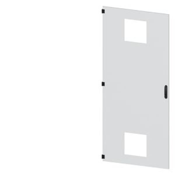 SIVACON, door, left, with cutout for filter fan, with ventilation openings image 2