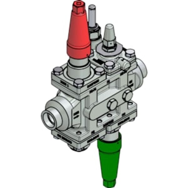 Valve station, ICF 25-4-18, 25 mm, Connection standard: ASME B 16.11 image 1