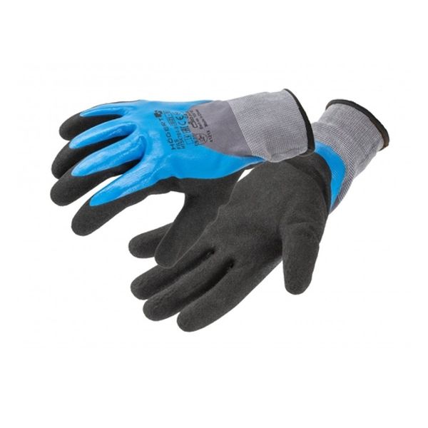 FILS protective gloves coated with 3/4 foam nitrile blue/grey/black 9 image 1