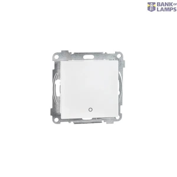 SWITCH FLUSH MOUNTED 2-POLE S WHITE 6-PACK image 1