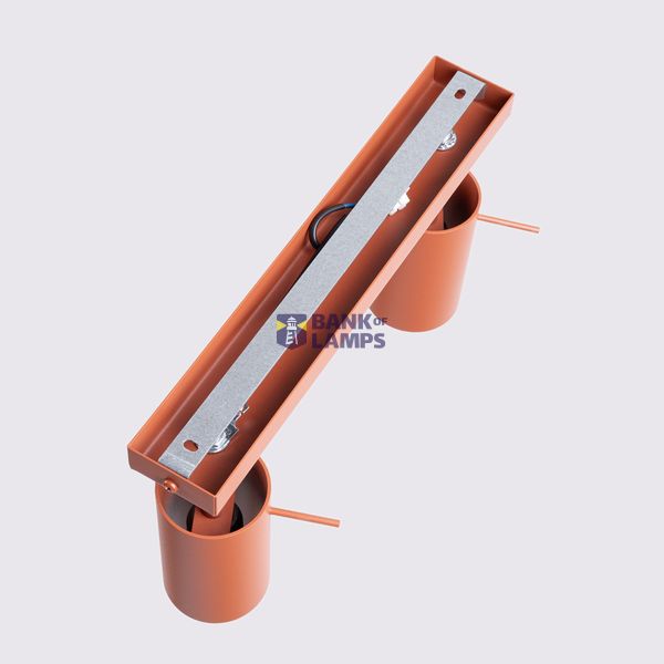 CEILING LAMP RING 2 RED OCHRE 2XGU10 image 10