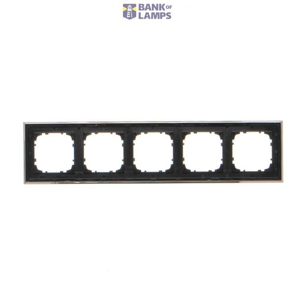Single fiber optic socket, black matt image 1