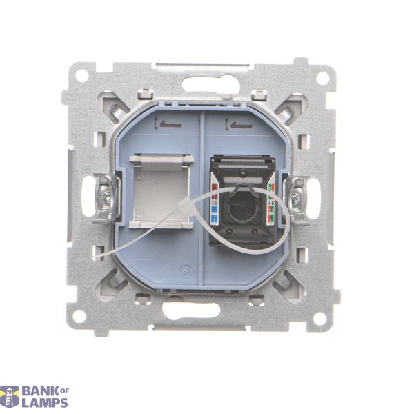 Rockers for single roller blind switch, three-position 1-0-2, Silver matt, metalic image 2