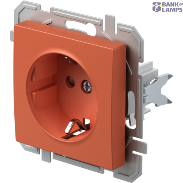 SOCKET SCHUKO 2P+E 16A 250V~ OR XO 4417011 image 2