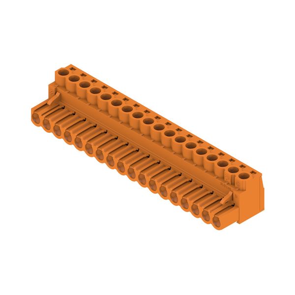 PCB plug-in connector, female plug, 5.00 mm, Number of poles: 18, 180°, Clamping yoke connection, Clamping range, max. : 4 mm², Box image 4