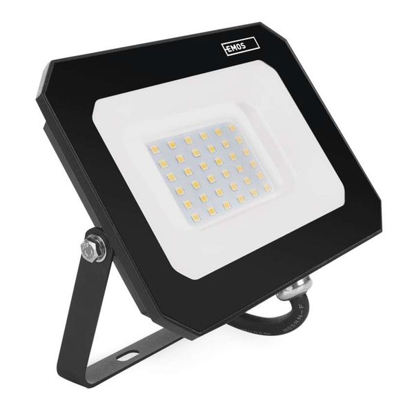 LED floodlight SIMPO 30 W, black, neutral white image 1