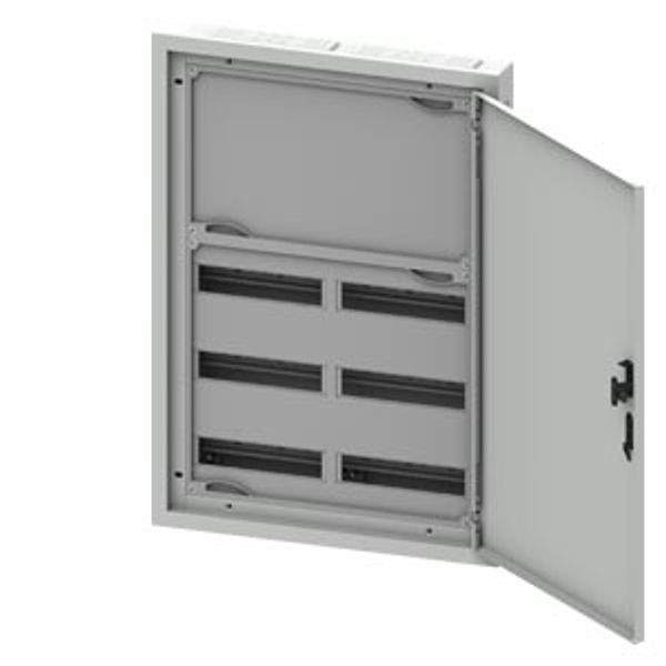 ALPHA 160 DIN flush-mounted board with mounting plate for Multimedia-devices RAL 9016, IP31, SK2, h=800 image 2