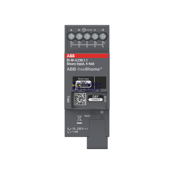 BI-M-4.230.1.1 Binary Input, 4-fold, image 1