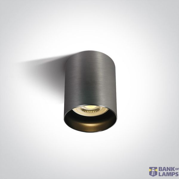 METAL GREY GU10 10W DARK LIGHT image 1