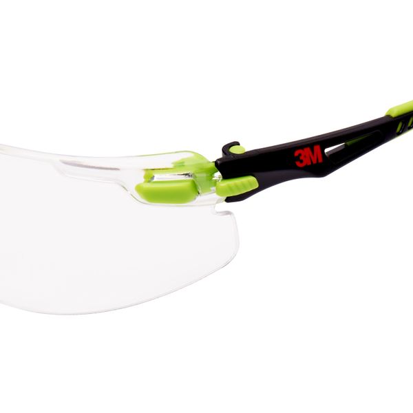 3M™ Solus™ 1000 Safety Glasses, Green/Black Frame, Scotchgard™ Anti-Fo image 10