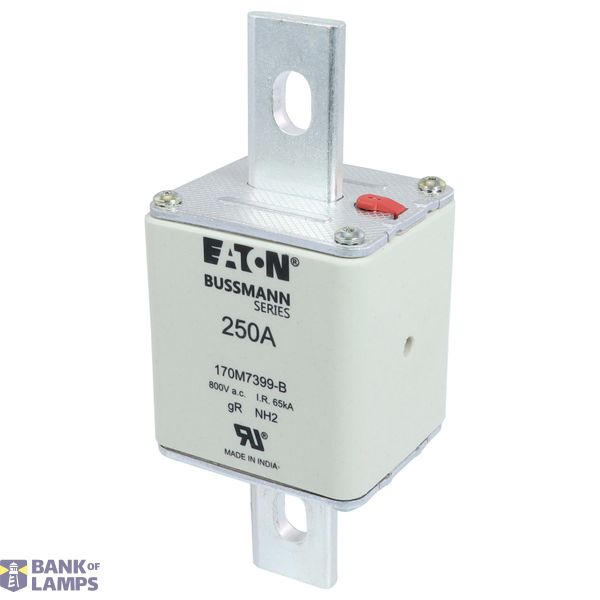 FUSE 250A 800V AC gR SIZE2 BOLTED TAG DI image 3