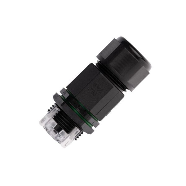 Cable straight connector D21, 3-pin, IP68, levers image 1