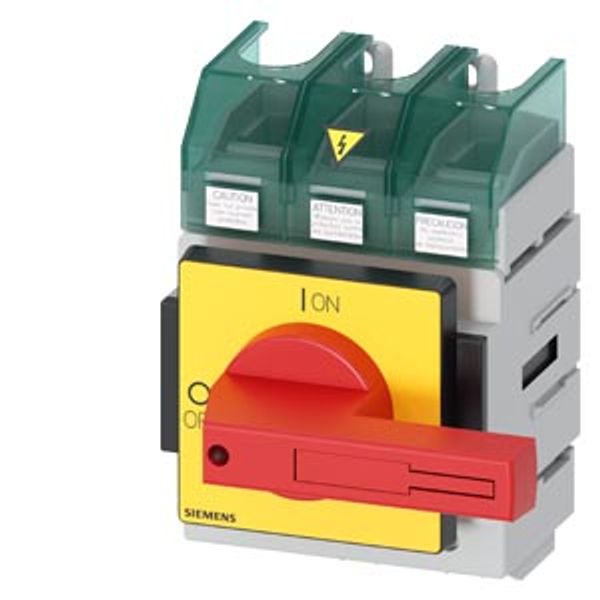 SENTRON, switch disconnector 3LD5 UL, main control switch, 4-pole, approved image 1