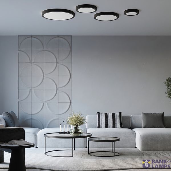 Ceiling lamp ONYX 60 black LED 3000K image 7