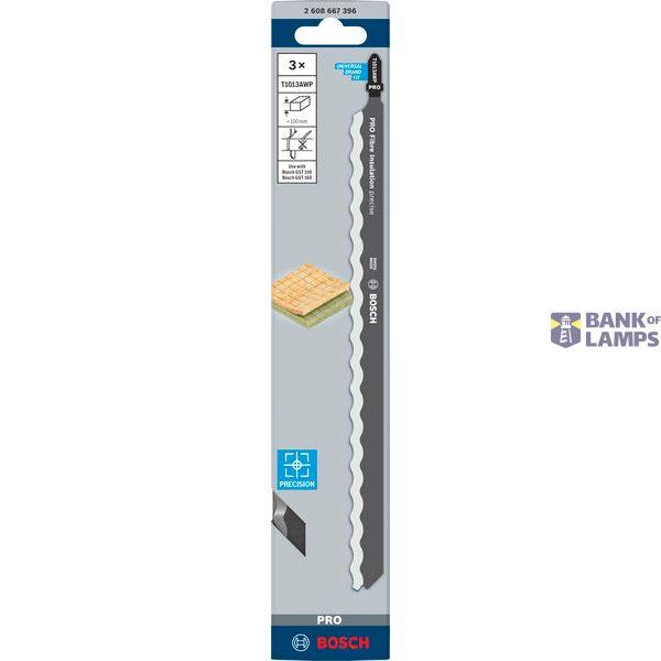 Jigsaw blade T 1013 AWP Precision for Soft Material 3 pcs. image 1