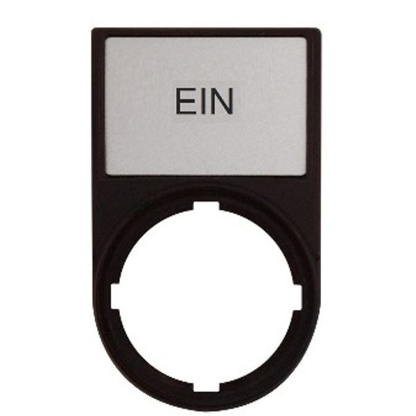 Label Plate with Label 30x50 : ON image 1