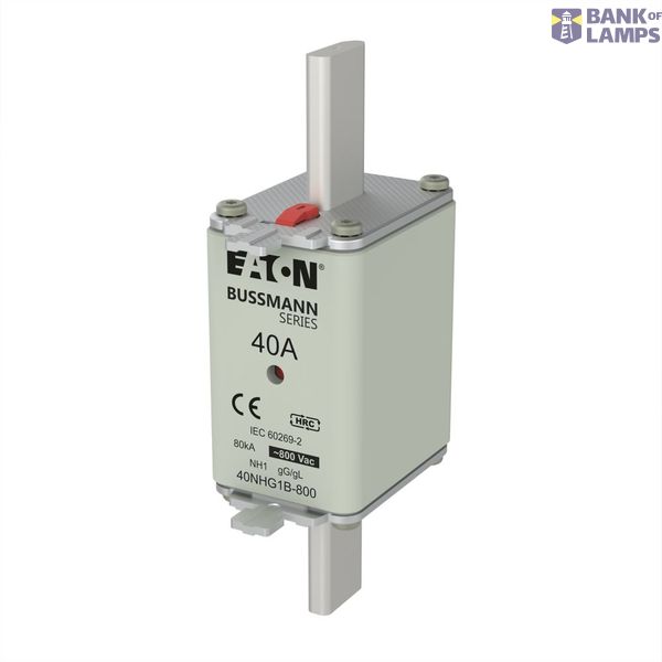 Fuse-link, LV, 40 A, 800 V AC, NH1, Class gG/gL image 4
