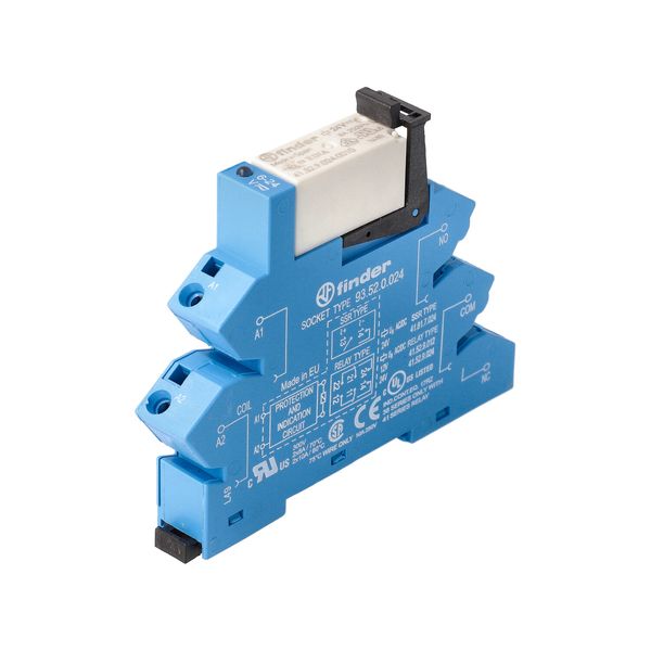 Rel. interface EMR screwless 14mm.2CO 8A/24VUC, AgNi (38.62.0.024.0060) image 3