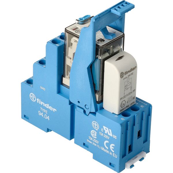 Rel. interface Mod.screw 4CO 7A/220VDC/Agni/LED/diode (58.34.9.220.0050) image 2