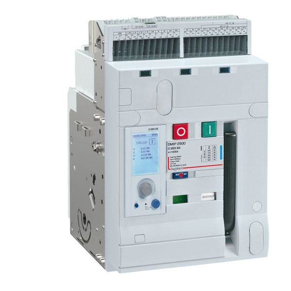 Circuit breaker DMX3 2500, 3 poles, fixed version and electronic protection unit image 1