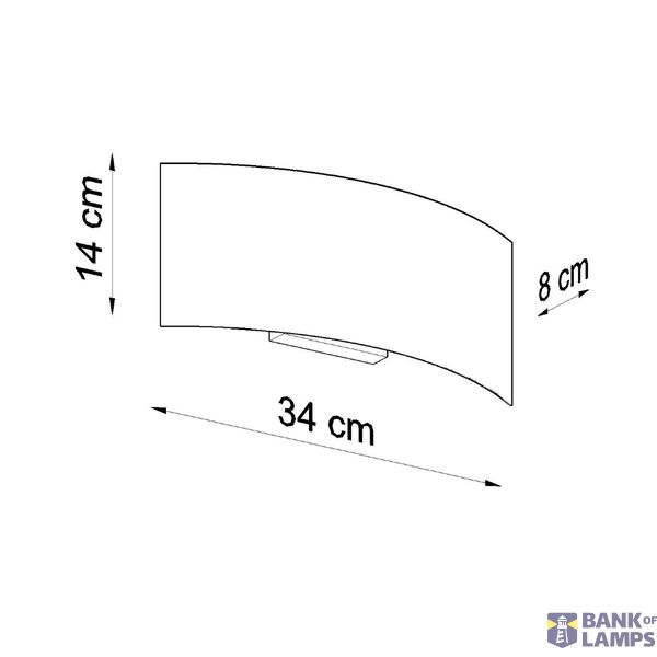 WALL LAMP MAGNUS BLACK G9 2X40W IP20 image 5