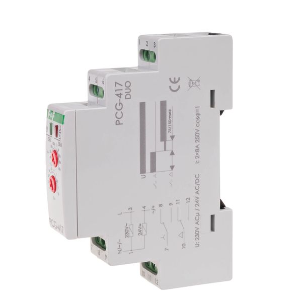 PCG-417 time relay, contacts: 2NO image 1
